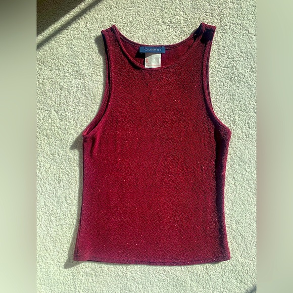 Two Piece Maroon Ball Gown - Picture 4 of 7